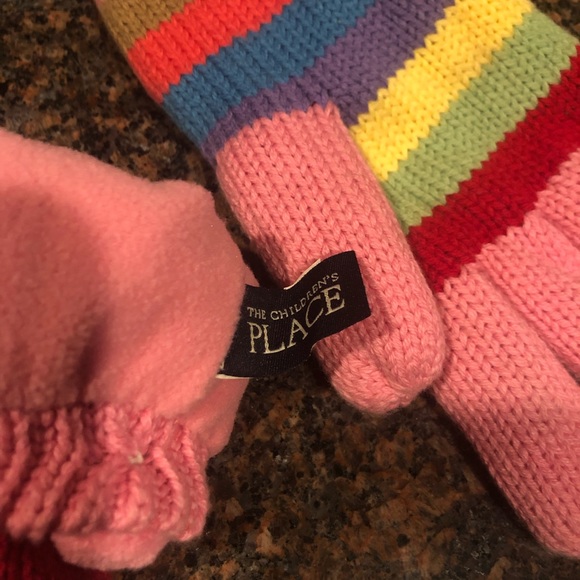 The Children's Place Accessories Fleece Lined Knitted Gloves Euc Poshmark